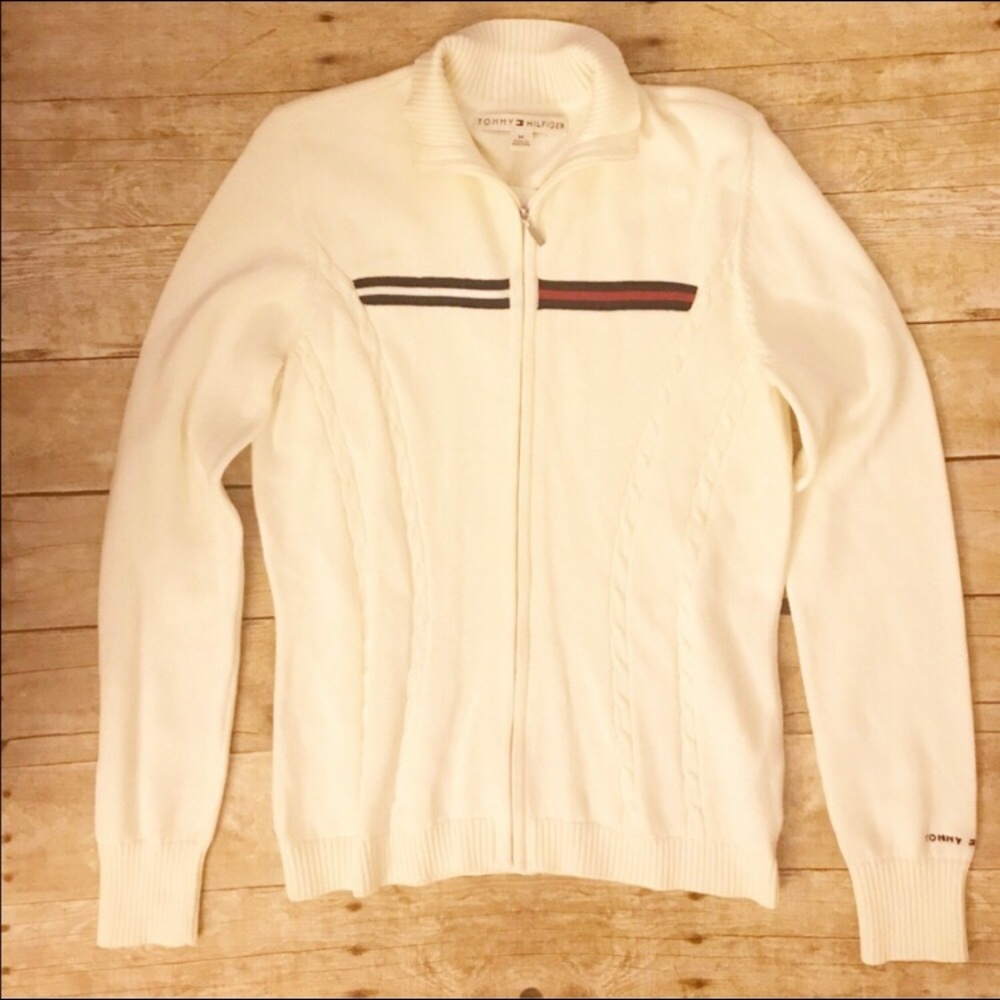 Vintage rare Tommy Hilfiger full zip sweater